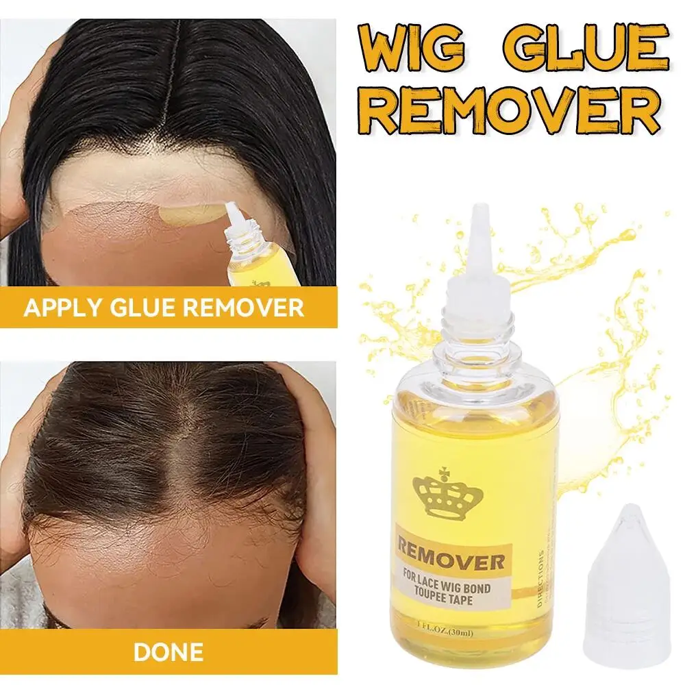 Wig Glue Bold Hold Lace Glue Waterproof Hair Glue For Lace Wig Frontal Toupee Lace Tint Spray For Wigs Light Brown No Residue