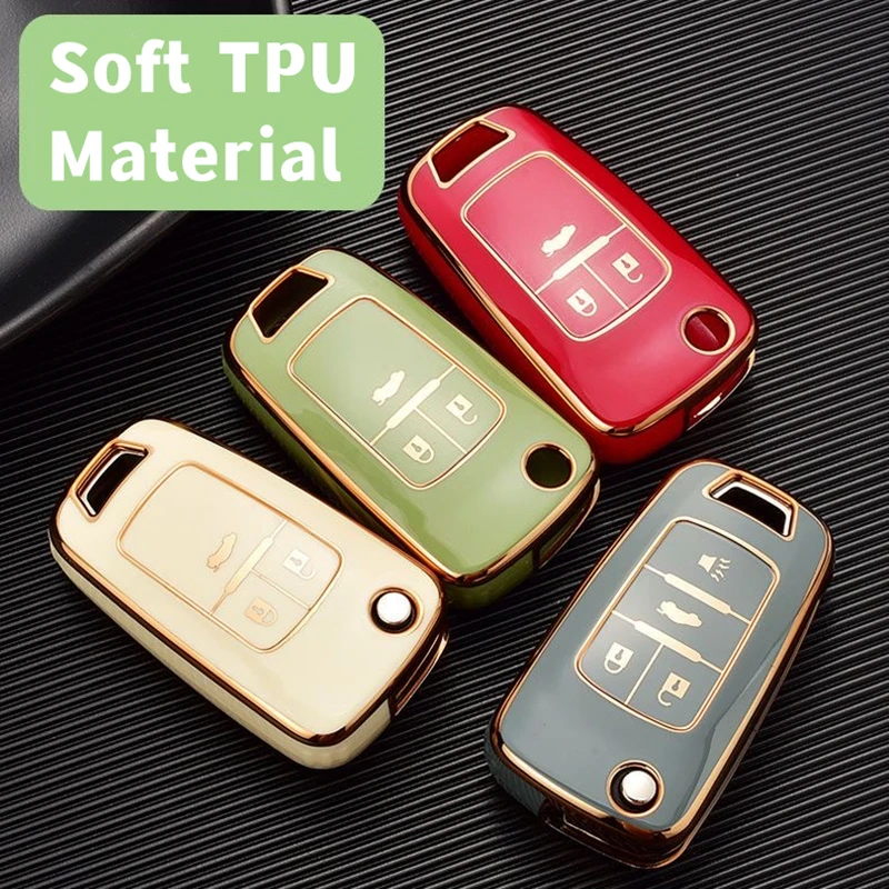 

TPU Car Key Case Cover Shell Fob For Buick Chevrolet Cruze Aveo Trax Opel Vauxhall Astra J Corsa Insignia Mokka Zafira Encore