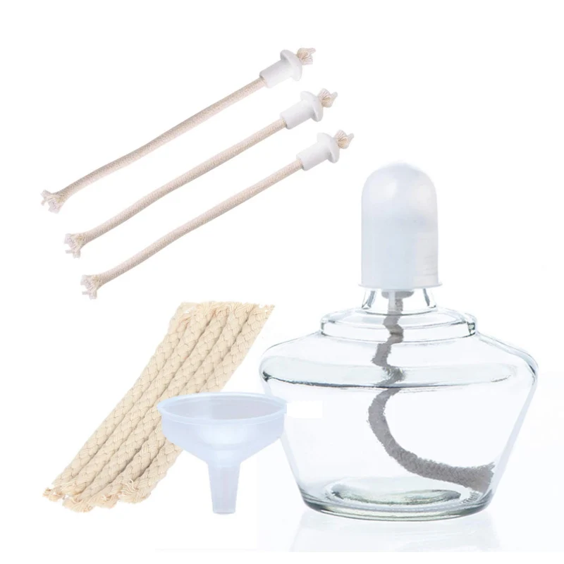1/3meters long Round Cotton Wick Burner For Kerosene Alcohol lamp Torch Oil Wine Bottle Product Accessory
