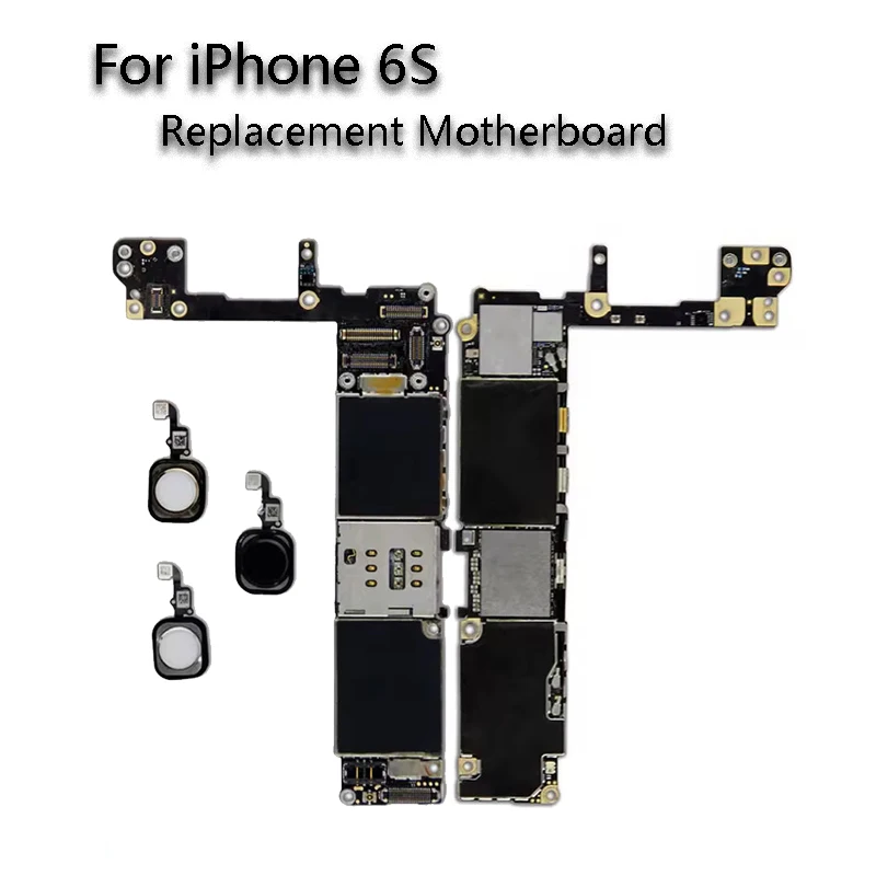 Фото Материнская плата для iPhone 6S с сенсорным идентификатором/без Touch ID — высококачественная сменная материнская плата для iPhone 6s, основная материнская плата для смартфона №1