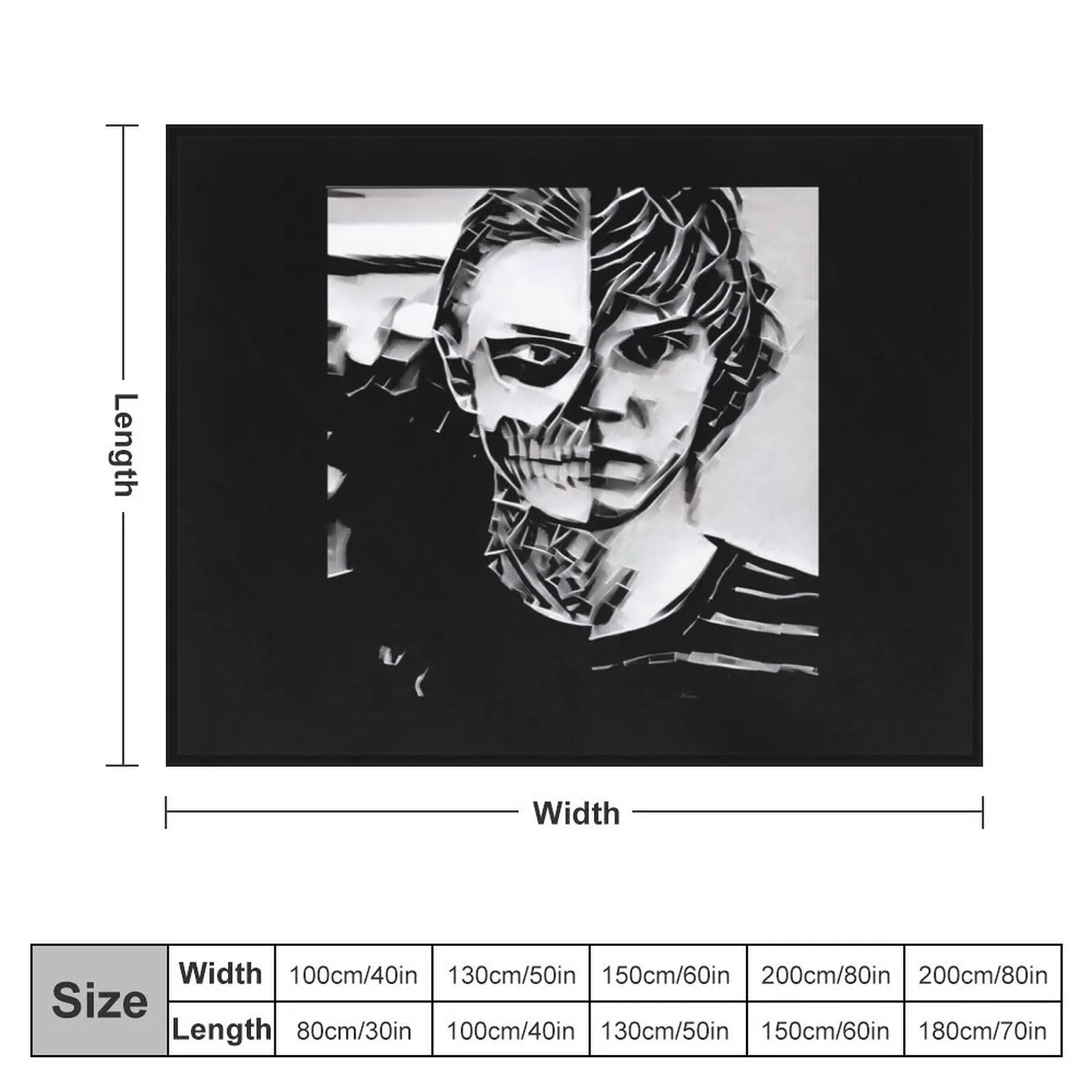 Дизайнерское одеяло Tate Langdon Skull детские одеяла для кровати