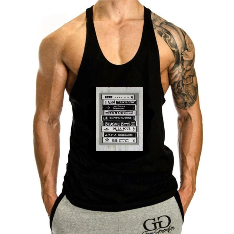 

Hip Hop Tapes tank top men Classic 90S Rap Music Dj tank top men Gift Notorious Big Tribe 2024 New Cotton Men tank top men Best