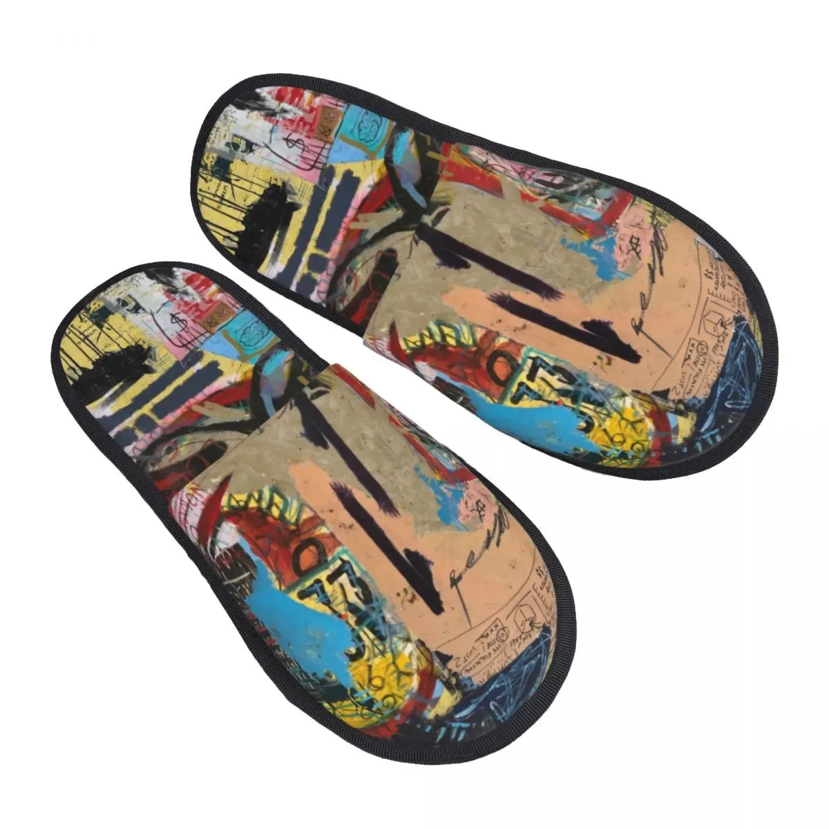 

Мягкие домашние тапочки с эффектом памяти, под заказ, с рисунком кошки, женские джинсовые Мишель Basquiats, удобные теплые Нескользящие тапочки с подошвой