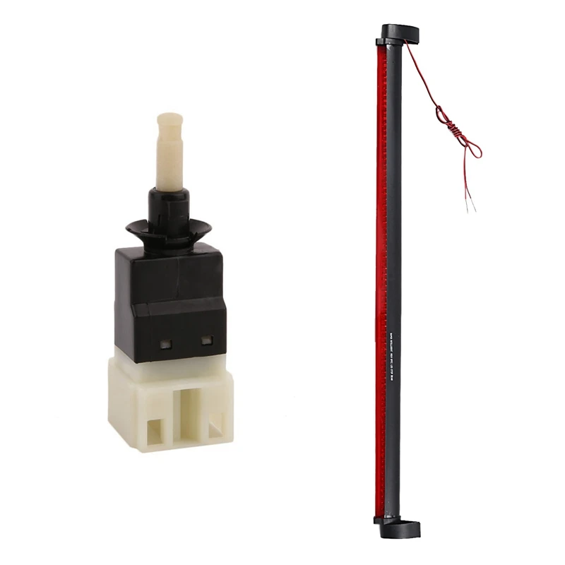 

1 PC Universal Red 80 LED Car Third Brake Light & 1x Brake Light Switch Brake Switch for Mercedes-Benz W202 W203 S202