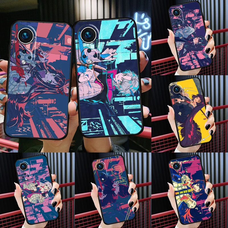 ghost city tokyo Cute Anime Girl Case For Huawei Honor Magic 5 Lite X7 X8 X9a 50 70 P20 P40 P30 Pro P Smart Nova 9 5T Cover