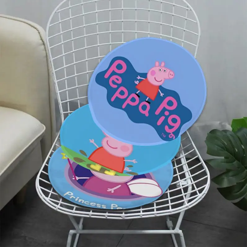 

MINISO Peppa Pig Tie Rope Plush Cushion Home Back Cushion Soft Comfortable 50x50cm Cushions Home Decor