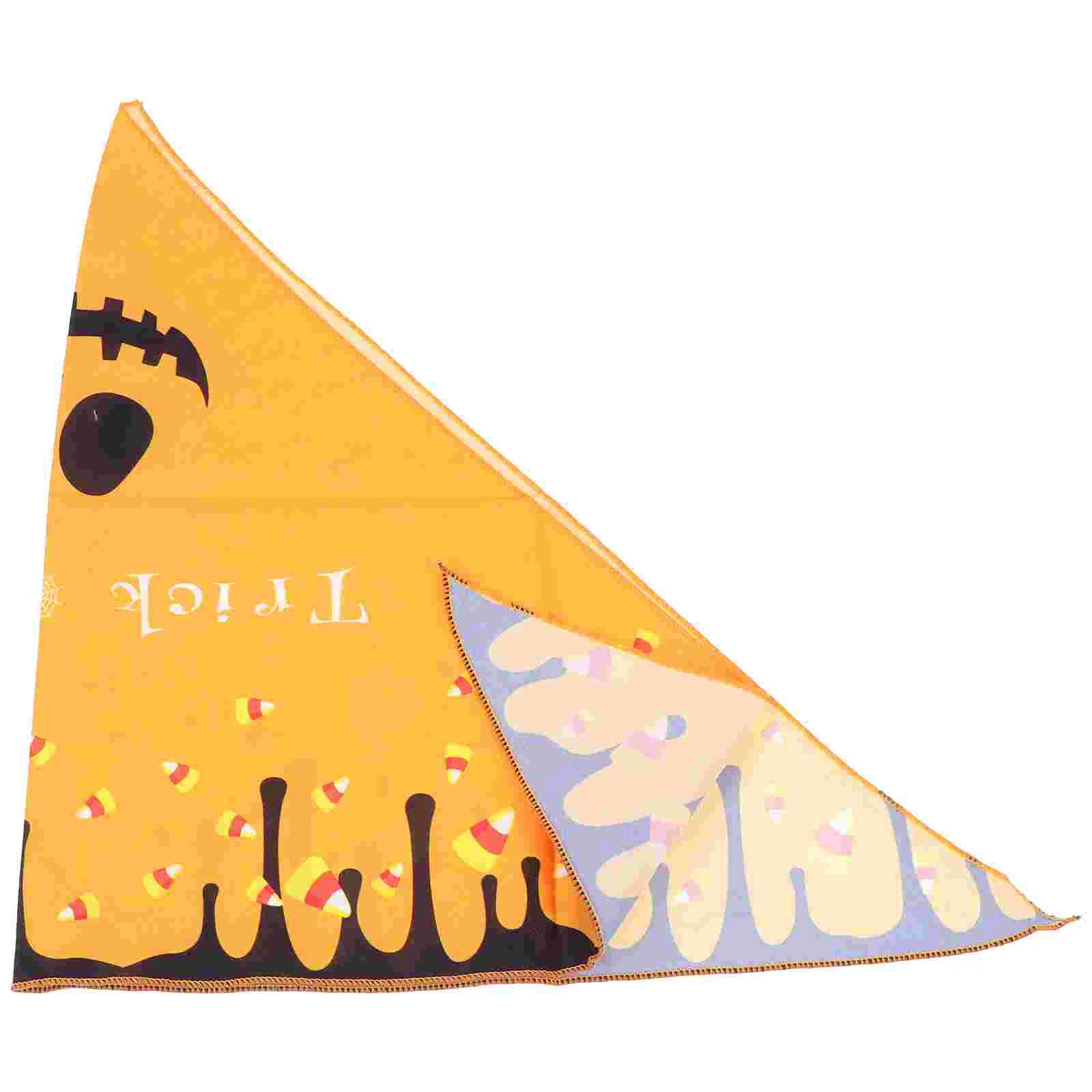 

Themed Bandana Polyester Saliva Towel Cat Triangle Bib