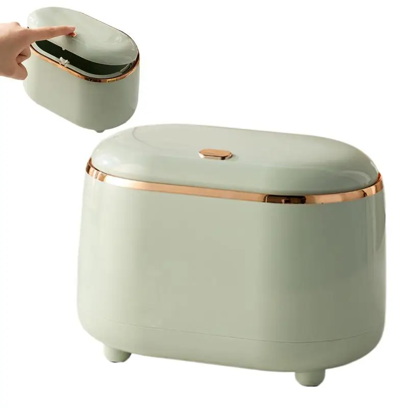 Настольный мусорный бак пресс для мусора столов креативный светильник роскошный