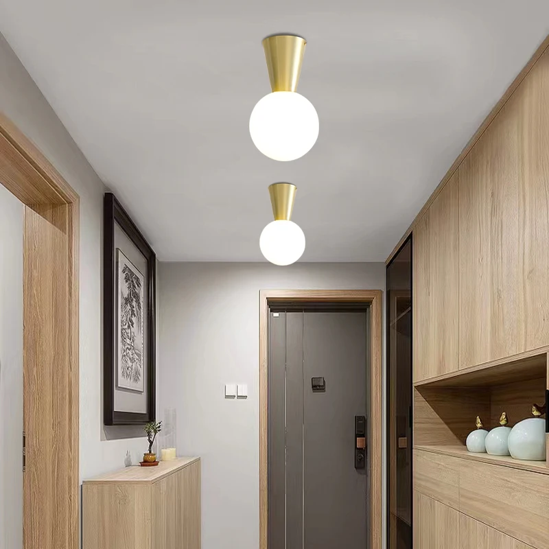 Медная лампа в скандинавском стиле светодиодный светильник для кухни столовой