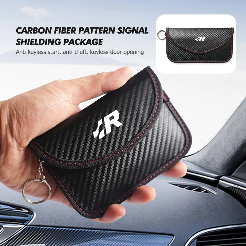 Фото Чехол-блокиратор сигнала автомобильного ключа, RFID-блокирующая сумка для ключей, аксессуары для Volkswagen VW Jetta Golf 4 5 6 Beetle CC B5 B6 B7 EOS