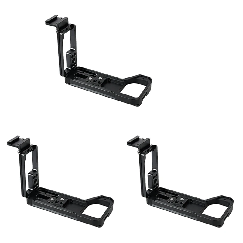 

3X A7R4 A7M4 Stretchable Adjustable Quick Release L Plate/Bracket Hand Grip With Hot Shoe For Sony A7RIV A7MIV