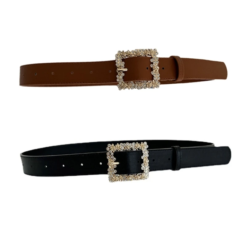 

Уникальный подростковый ремень с пряжкой 652F, Регулируемые поясные ремни для ночного клуба