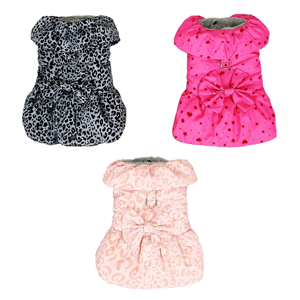 

Платье для маленьких собак, одежда для домашних животных, зимняя утепленная юбка принцессы, теплое платье для маленьких щенков, собак, кошек...