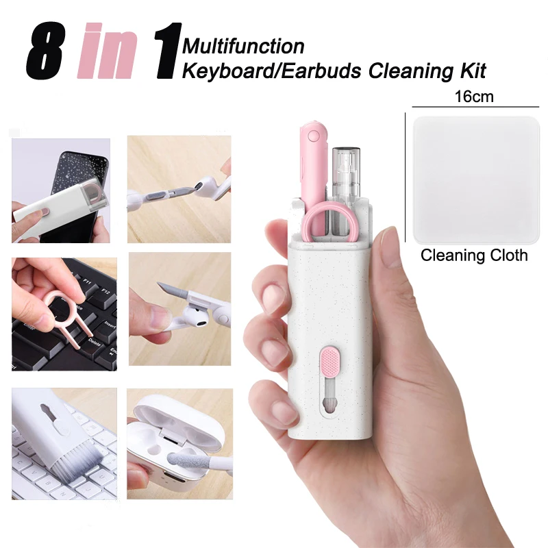 

8 в 1 Bluetooth-ручка для чистки наушников Airpods 3 2 1 Pro