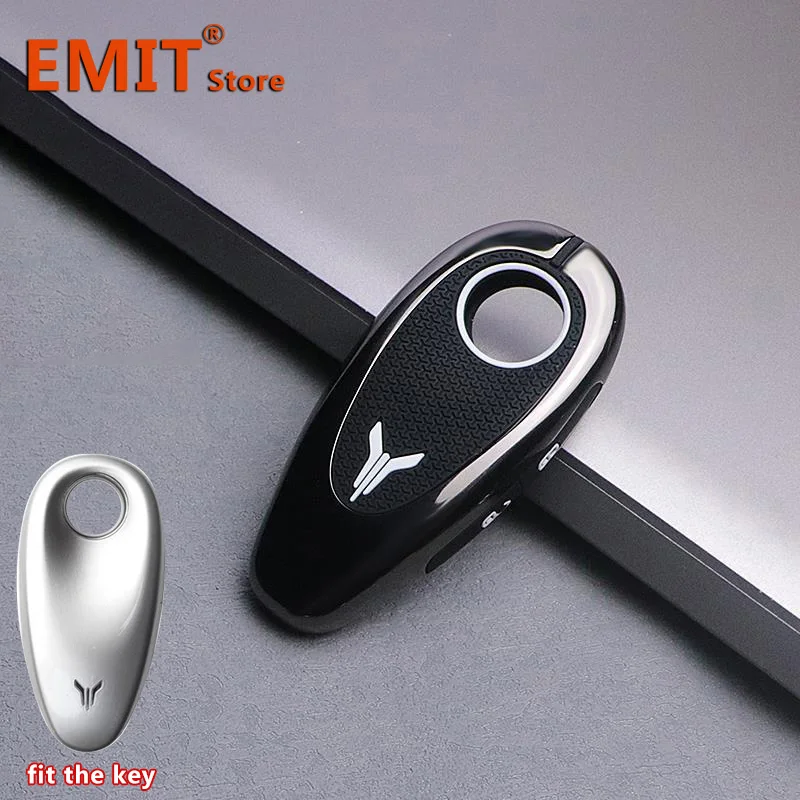 

Чехол для автомобильного ключа из цинкового сплава для Voyah Free SUV, брелок с дистанционным управлением, защитный брелок, декоративная крышка, кольцо-держатель, автоаксессуары