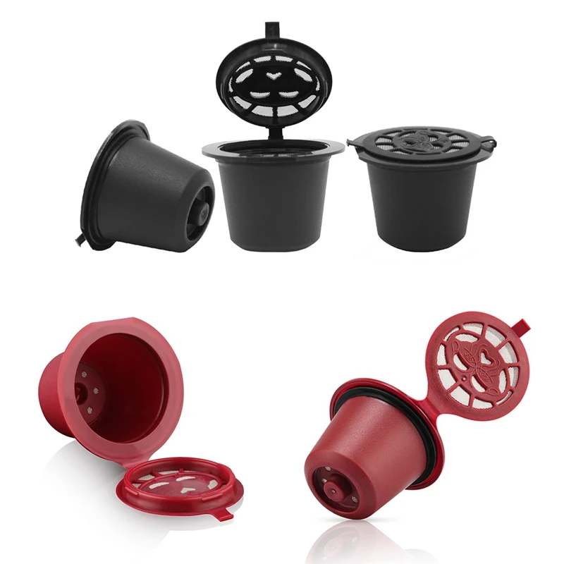 6 шт. кофейные капсулы из нержавеющей стали для кофемашины Nespresso