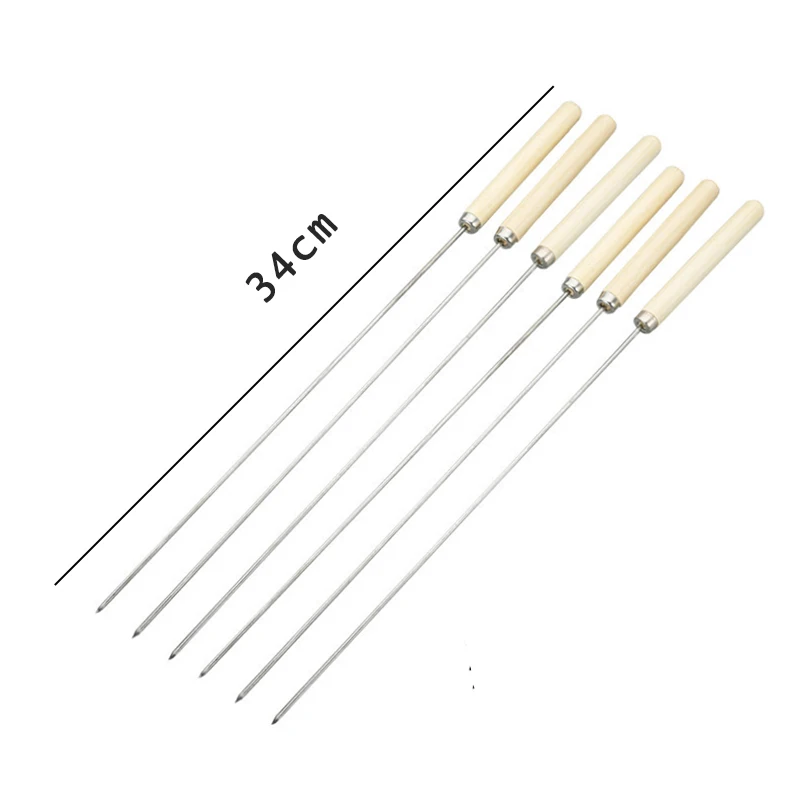 20 шт. иглы для барбекю и гриля из нержавеющей стали | Дом сад