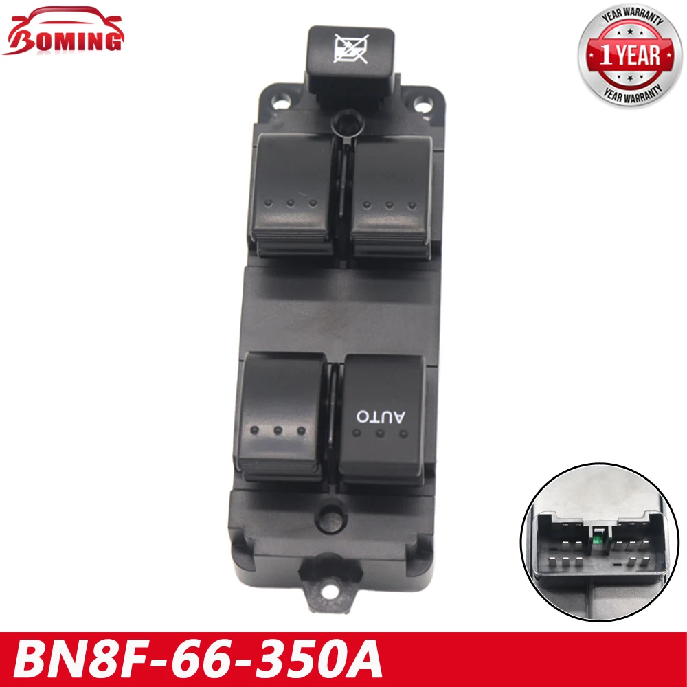 BN8F66350A Главный переключатель стеклоподъемника спереди слева со стороны водителя