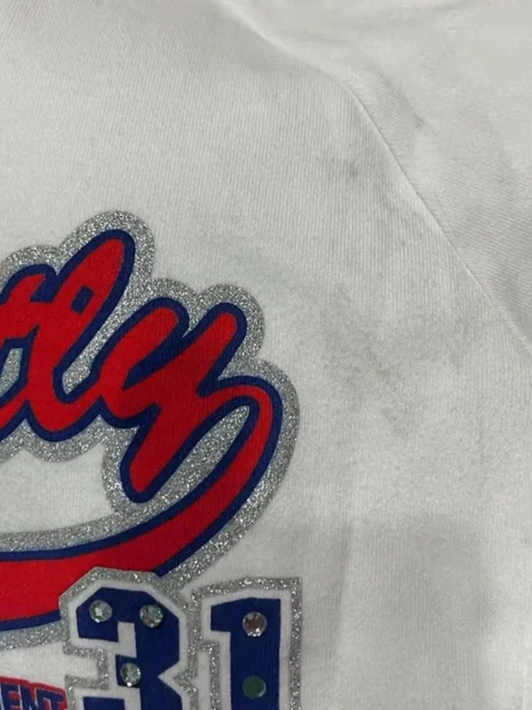 Женская винтажная футболка с длинными рукавами в стиле гранж