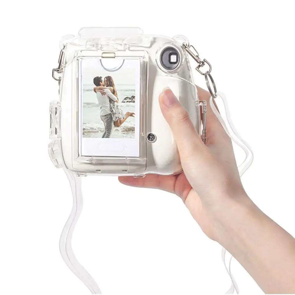 Dust-proof with Shoulder Strap Clear Camera Storage Pouch Photo Bag for Instax Mini 7+ | DVR Holders