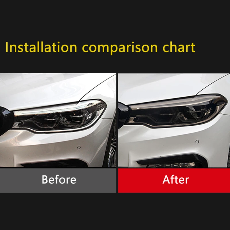 

2pc TPU Headlight Protector Film For Bmw 3 Series 5 6GT X3 X4 G01 G02 G30 G28 G20 G38 G32 G05 Headlight Sticker Accessories