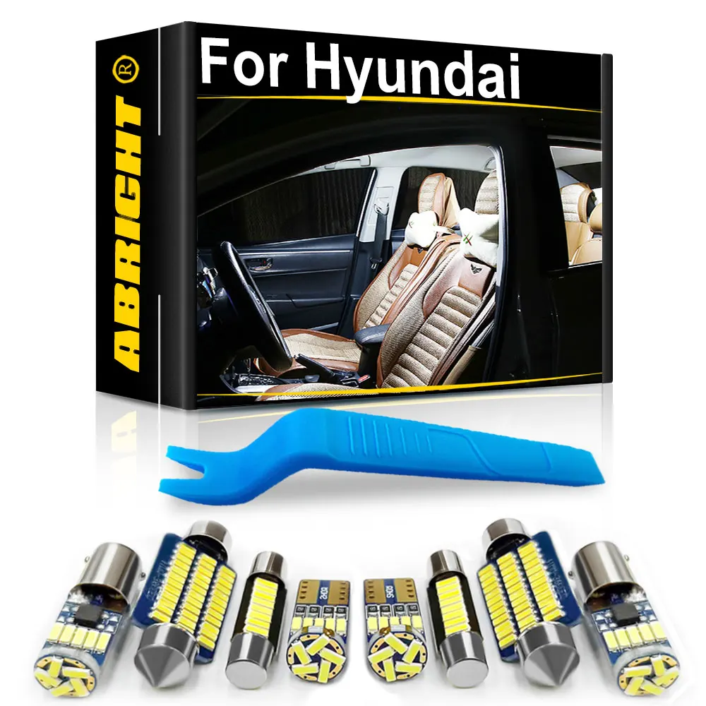 Автомобильный Внутренние светодиодные лампы Canbus для Hyundai Kona Venue Bayon Tucson ix35 Santa Fe Creta ix25 Maxcruz Veracruz ix55 Nexo Palisade Автомобильный Внутренние светодиодные лампы Canbus для Hyundai Kona Venue Bayon Tucson ix35 Santa Fe Creta ix25 Maxcruz Veracruz ix55 Nexo Palisade