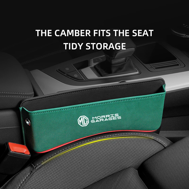 

Универсальный контейнер для хранения на автомобильное сиденье для MG ZS EV GS HS, органайзер для зазора на автомобильное сиденье, Боковая Сумка, запасные аксессуары для отверстий для зарядного кабеля