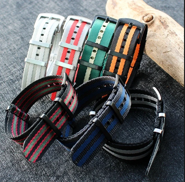 

Nylon Watch Band FOR Omega Sea Speed Master Watch Accessories Strap Nylon Fabric Bracelet Pin Buckle Wristwatch Belt 20 22mm