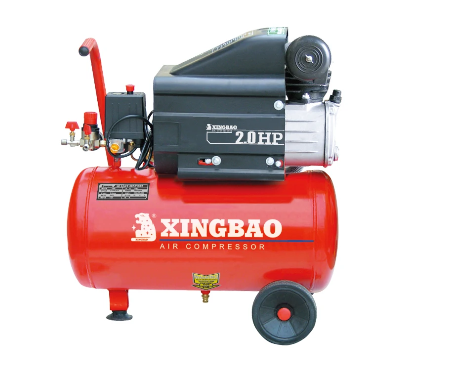 

XINGBAO 220V 1.5kw 2hp 8bar 24L direct drive portable piston air compressor