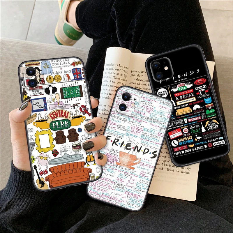 T199 Friends Season TV Мягкий чехол для Redmi Note 11 11S 10 10T Pro Max 10S 9T 9 9S 8 8T 7 Xiaomi Mi 11I 12 12X