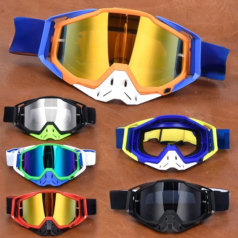 Motorcycle Off-Road Helmet Goggles Outdoor Racing Nose Protection Adult Glasses Wholesale enlarge