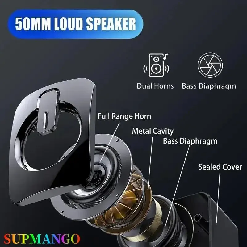 Hi-Fi Стерео Компьютерные Колонки С Микрофоном USB Проводная Звуковая Система