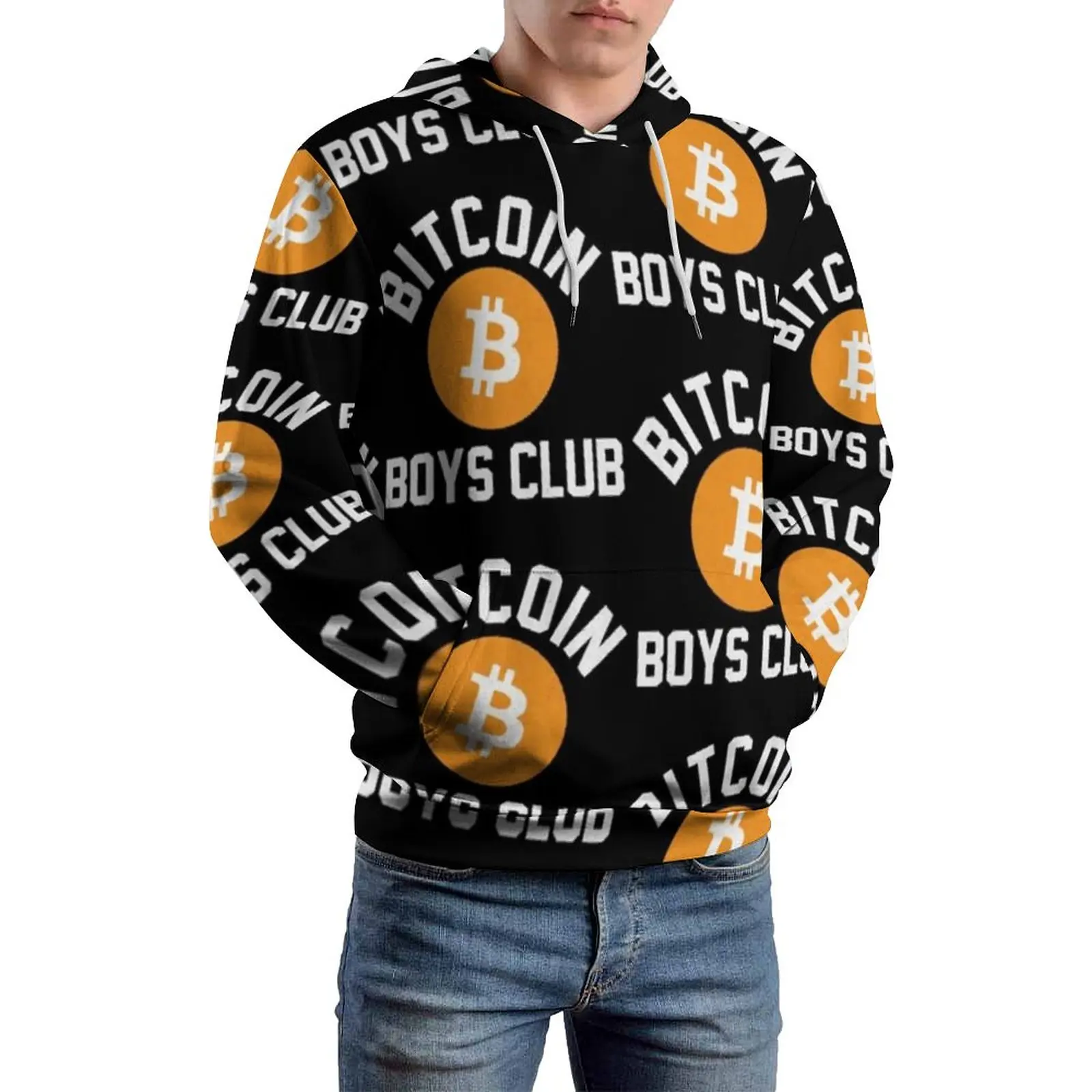 

Свободные толстовки с надписью «Биткоин» для мальчиков, Клубная цифровая валюта, Повседневный пуловер, толстовка с капюшоном для пары с длинным рукавом, модель Y2k индивидуальные толстовки, большой размер 5XL