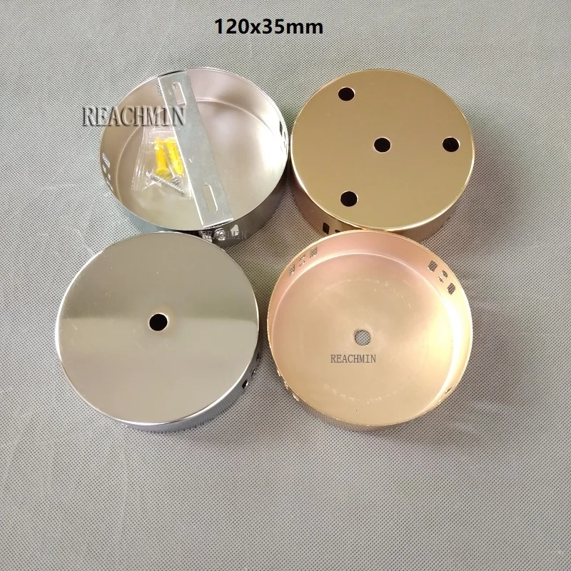 

120x35 мм подвесной светильник с хромированным/золотым шнуром, утолщенный навес, винтажная Потолочная пластина с боковой монтажной пластиной ...