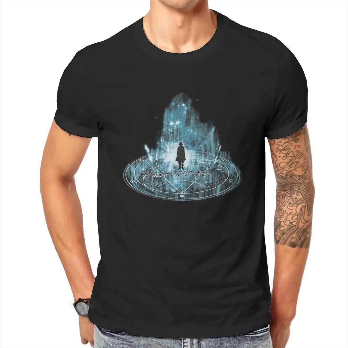 

Fullmetal Alchemist Anime Transmutation T Shirt Vintage Grunge Summer Oversized Cotton Men's Clothing Harajuku O-Neck TShirt