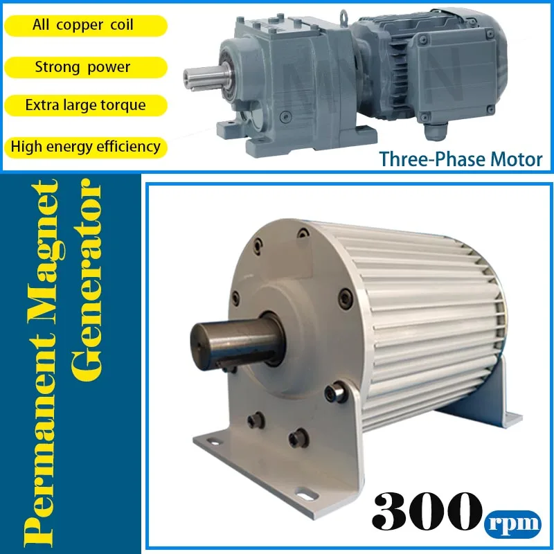 Высокоэффективные генераторы 30000 Вт 20 кВт низкая скорость 110 В 230 380