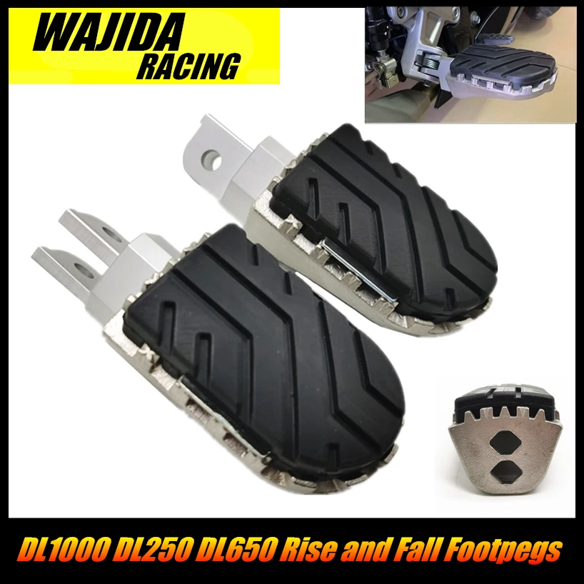 

FOR SUZUKI DL1000 DL250 DL650 Vstrom Motorcycle Accessories Front Footpegs Foot Rest Peg
