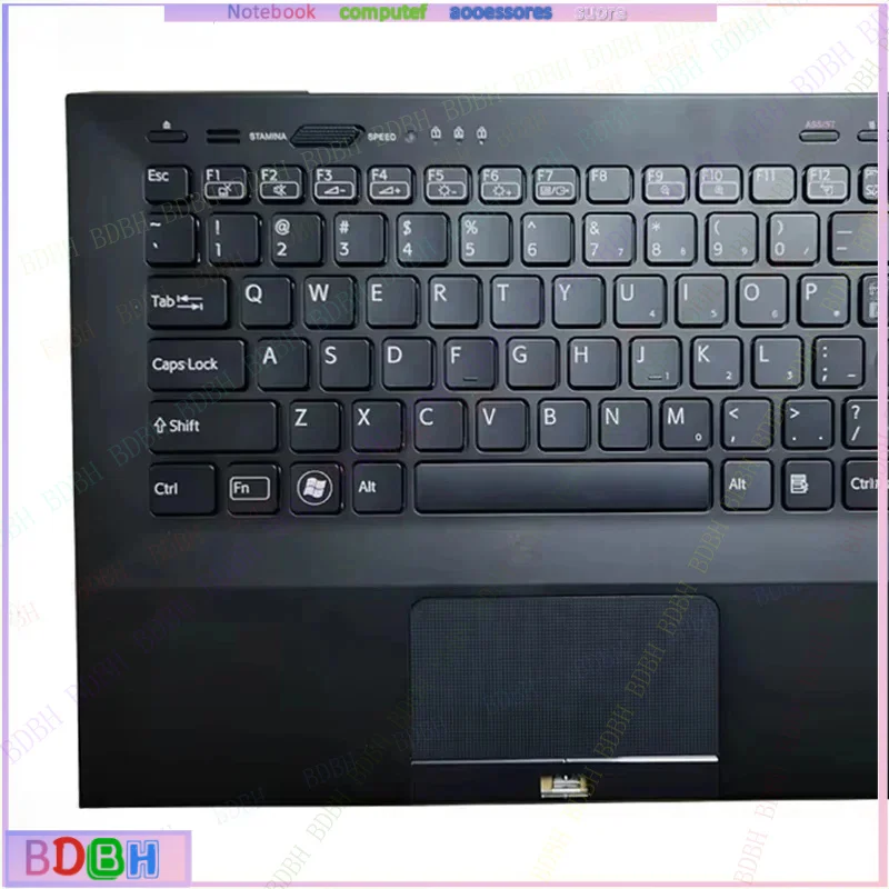 Фото НОВИНКА для SONY VAIO VPC SA SB SC VPCSA VPCSB VPCSC PCG-41216L, верхняя крышка с клавиатурой для ноутбука, подсветкой и упором для рук (US-версия) №2