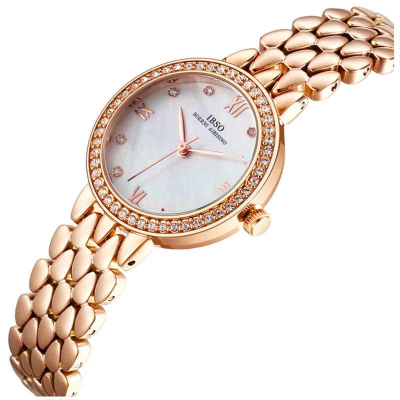 Elegant Rose Golden Ultra Thin Watch Women Trendy Luxury Silver Stainless Steel Wristwatch Lady Brand Waterproof Handwatch Dress