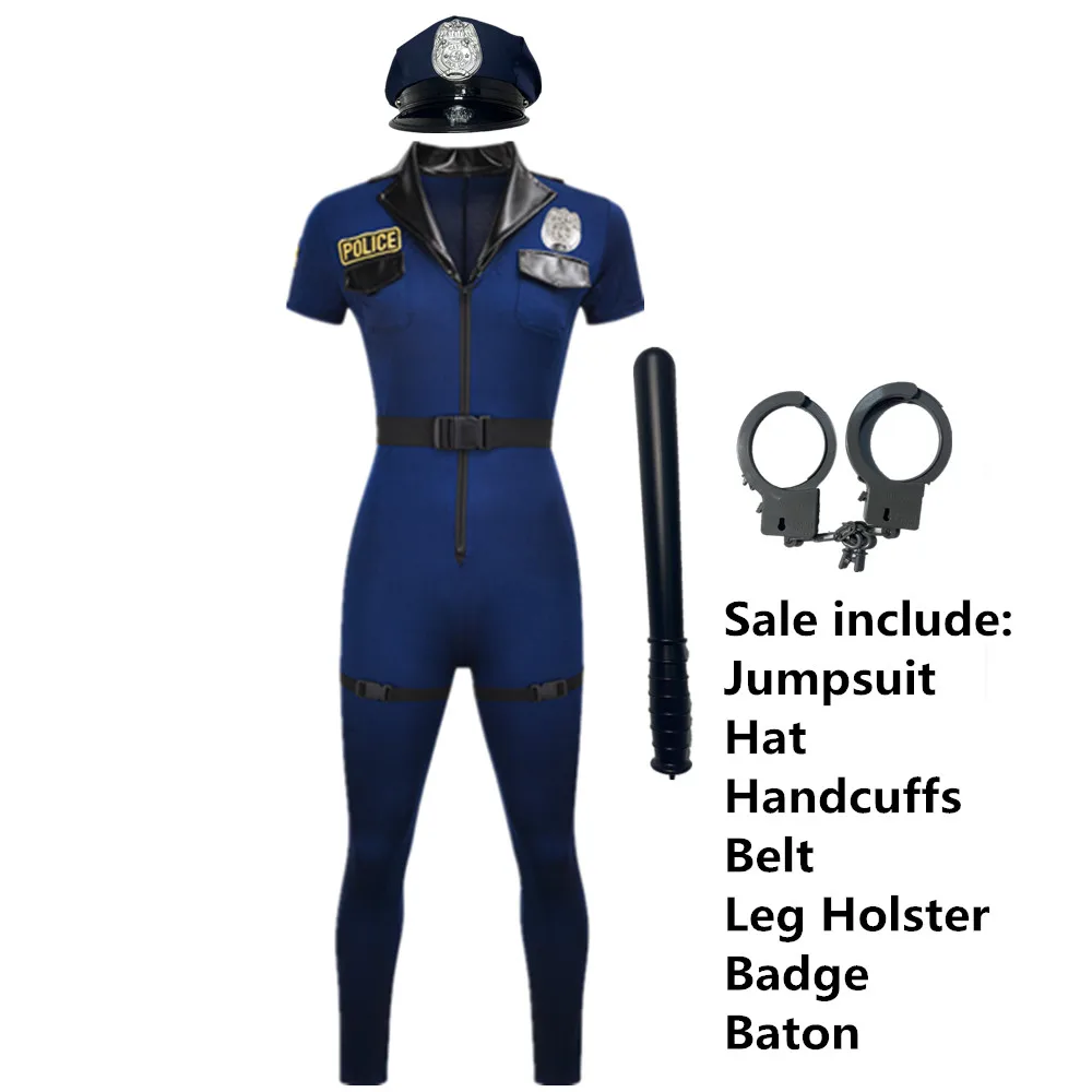 

Сексуальный женский костюм офицера полиции, Женский костюм для косплея, карнавала, Хэллоуина, женское причудливое платье