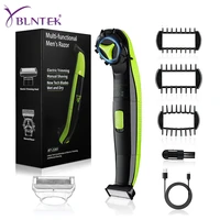 yblntek 2 in 1 electric razor beard trimmer men shaving machine body grooming clipper wet dry use bikini epilator hair removal