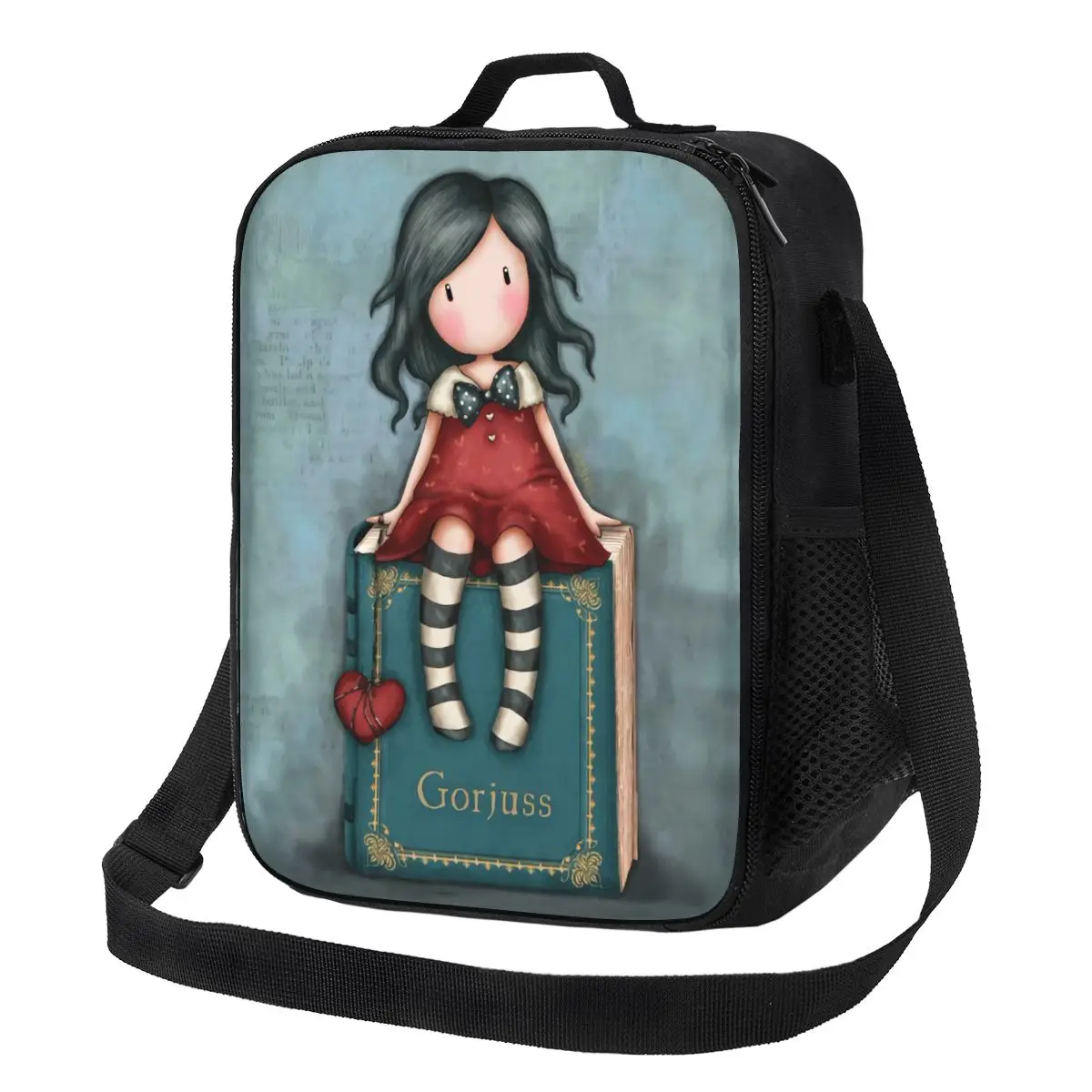 

Теплоизолированные сумки для обеда для женщин, аниме красивая девушка, охлаждающая Термосумка для еды, детский школьный Ланч-бокс для детей
