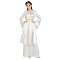ladies long sleeve renaissance queen ball gown european medieval retro gothic court dress palace cosplay party formal dress