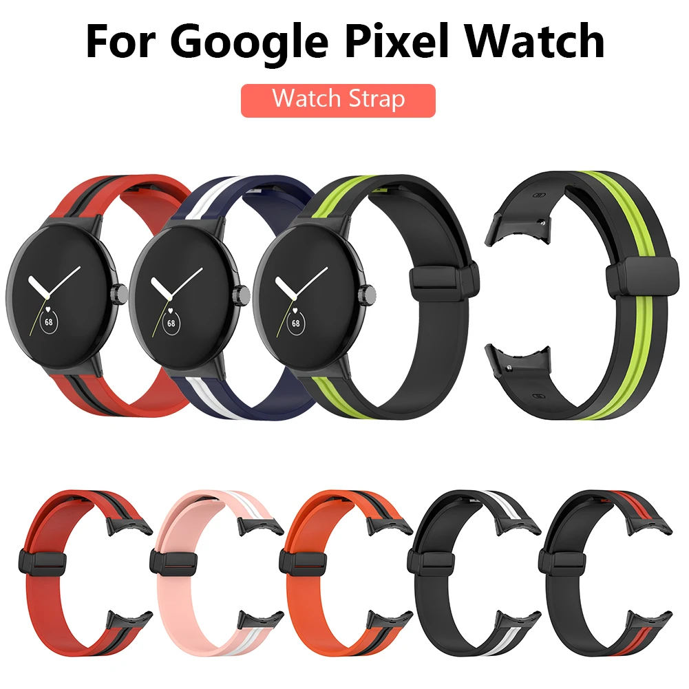 

Ремешок силиконовый для смарт-часов, водонепроницаемый, с магнитной пряжкой, 26 мм