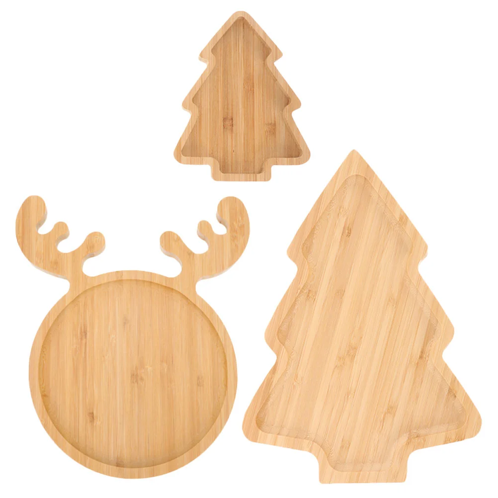 3 шт. Рождественская тарелка сервировочная посуда еда рождественская елка