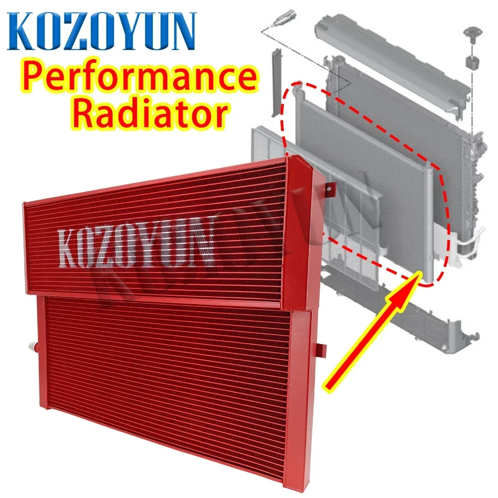 Зарядный кулер радиатора для BMW B48 B58 G32 GT 630i 630ix 640i 640ix 2017-2023