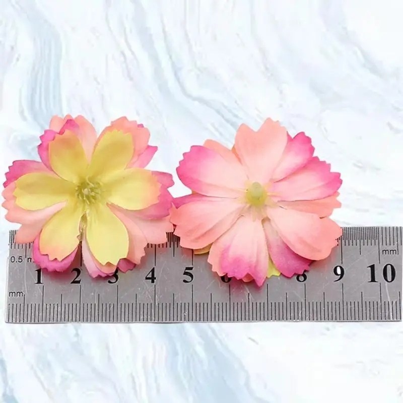 

Simulation Plum Blossom Head Artificial Flowers Decorative Diy Handicrafts Wedding Decoration Processing And Customization