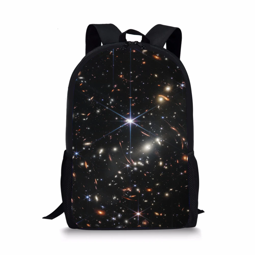 First Light Stellar Picture Print Backpack Portable Casual Outdoor Travel Children's Knapsack Durable Large Capacity School Bags