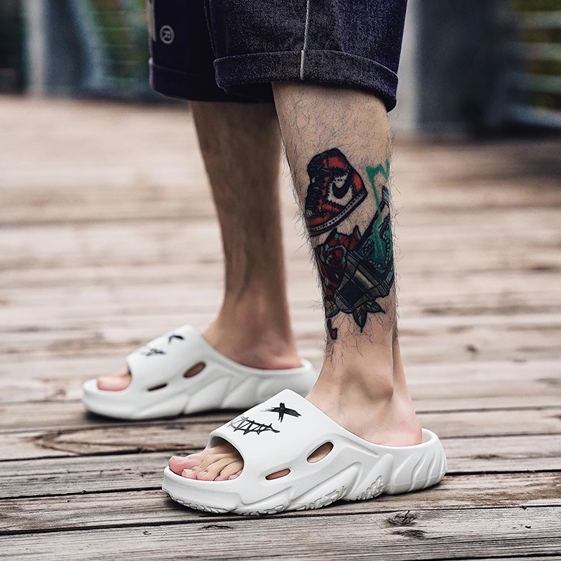 Сандалии мужские из ЭВА классические модные босоножки для молодежи Нескользящие