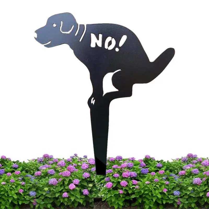 Dog Poop Yard Sign Stop Dogs From Pooping Large Painted Outdoor Lawn Gardenyard Decoration